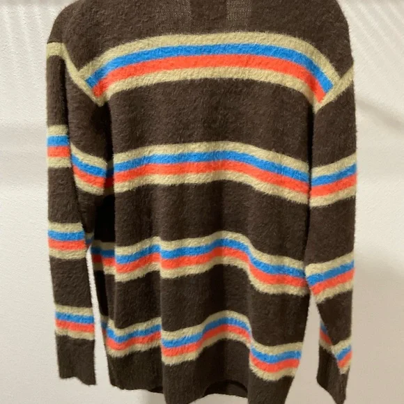 HUF Brown Striped Cardigan - Picture 6 of 7